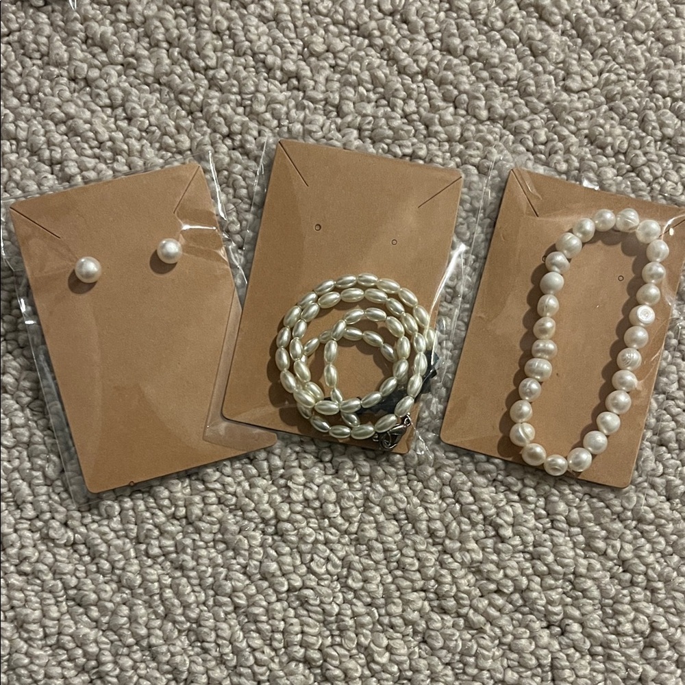 Elegant Pearl Jewelry Set